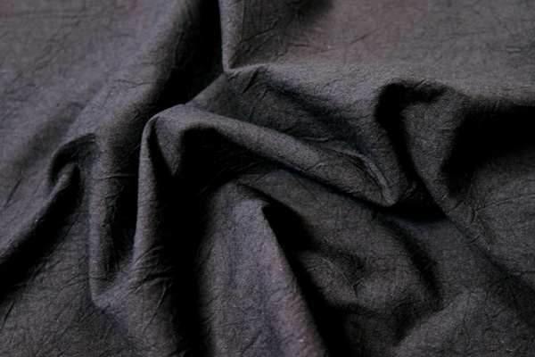 衣料にも手芸にも使える万能素材　シーチング　ハンドワッシャー　炭黒