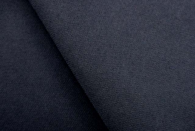 ストレッチダブルジョーゼット服地 ネイビー ドレープと落ち感（江戸ッ子）